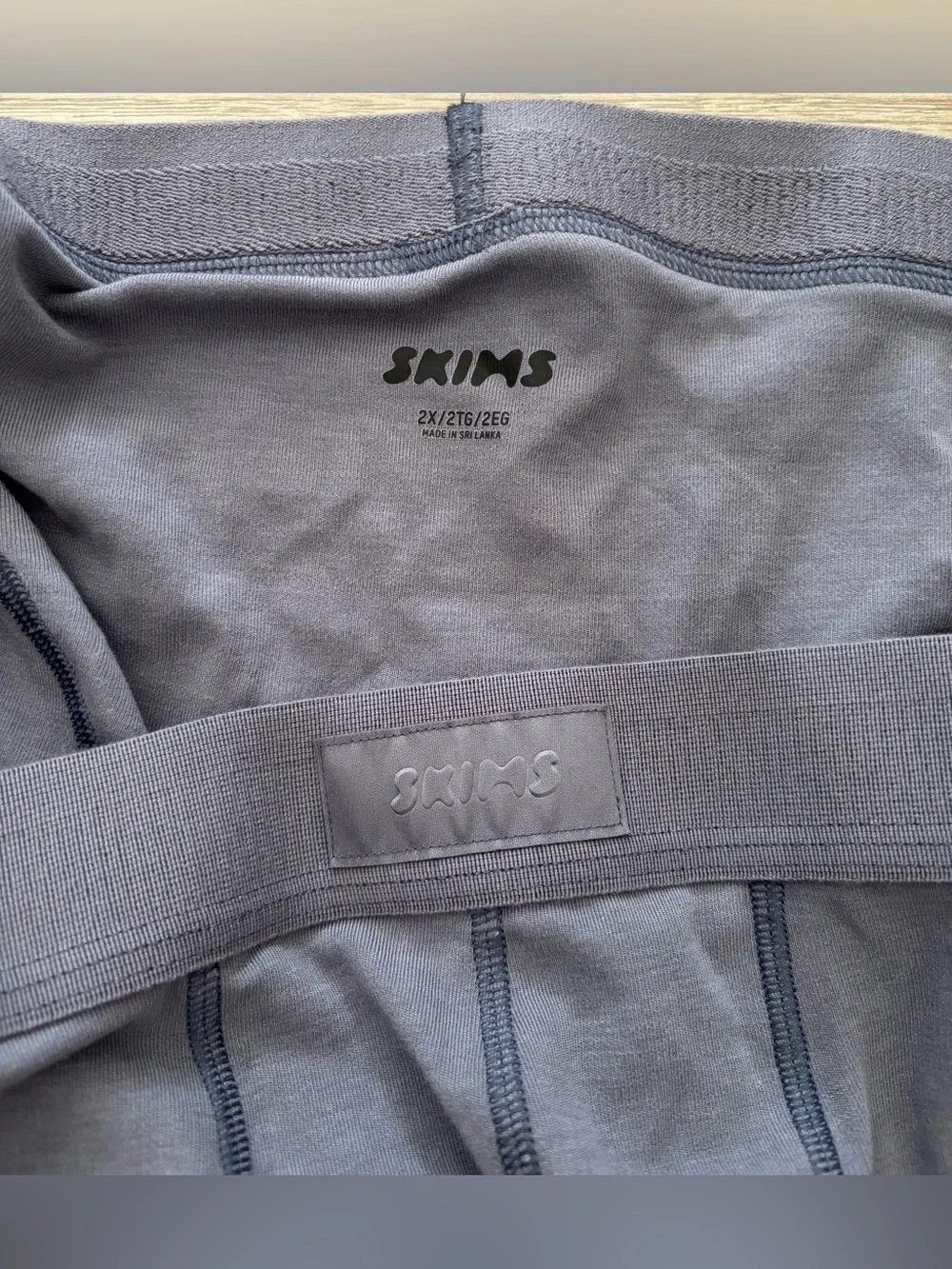 SKIMS Men's 3” Boxer Briefs in Blue sz 2XL